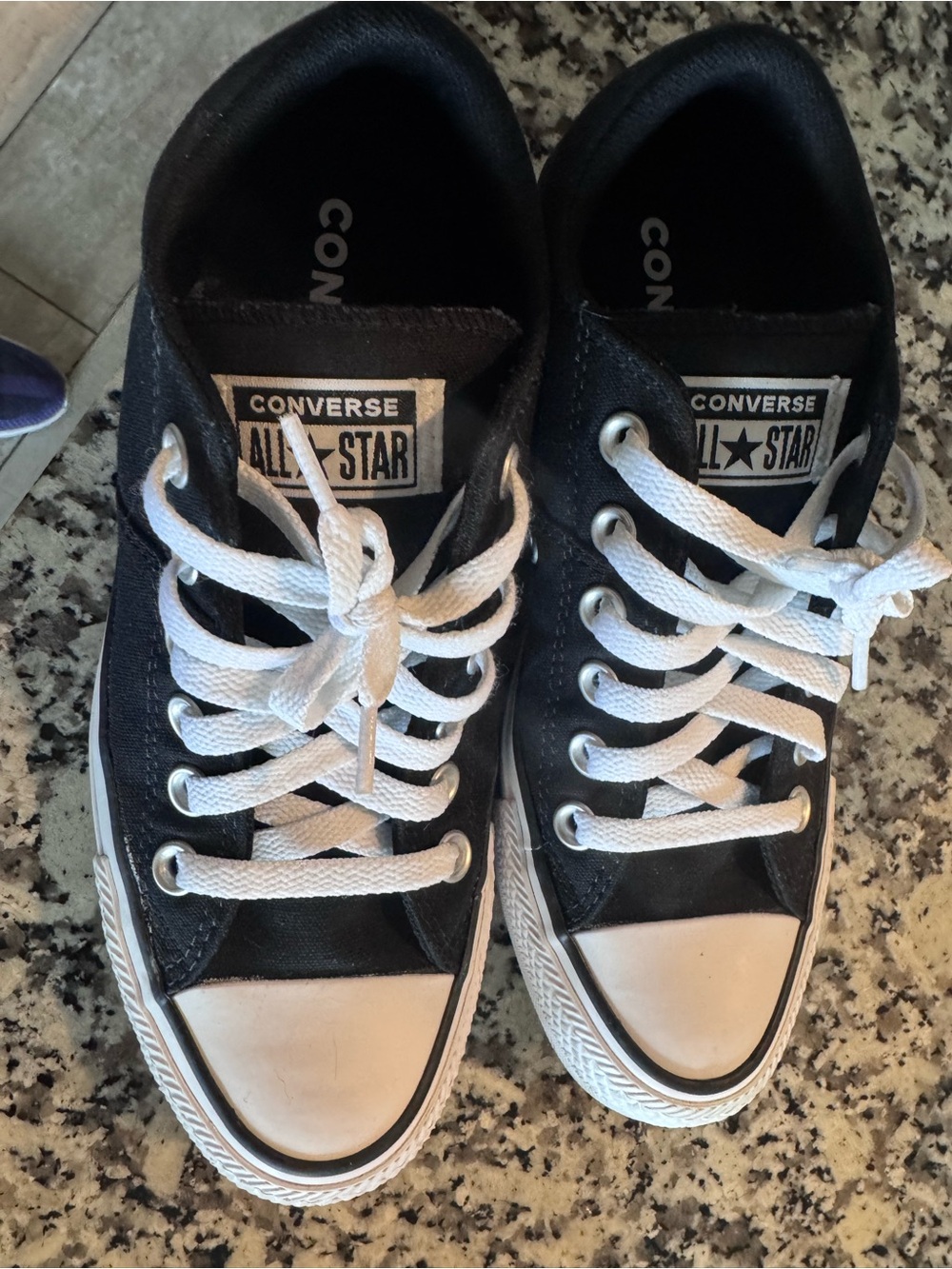 Converse Chuck Taylor All Star Madison Low Black White Women's 7